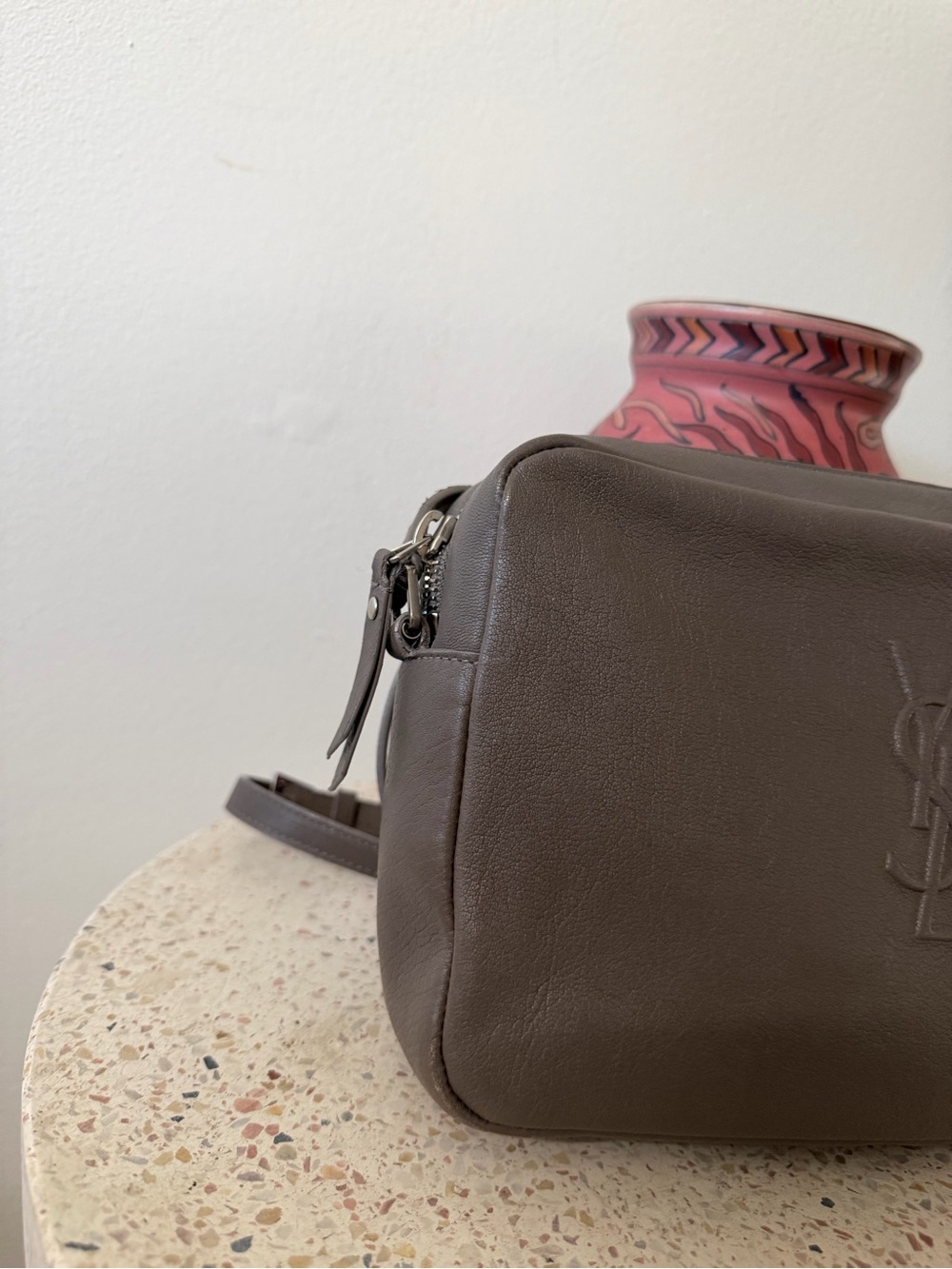 Saint Laurent Lou Camera Bag with Embossed YSL Logo - Picture 2 of 15